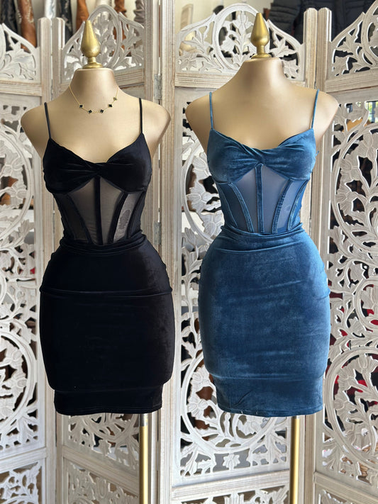 Velvet Mesh Dressi