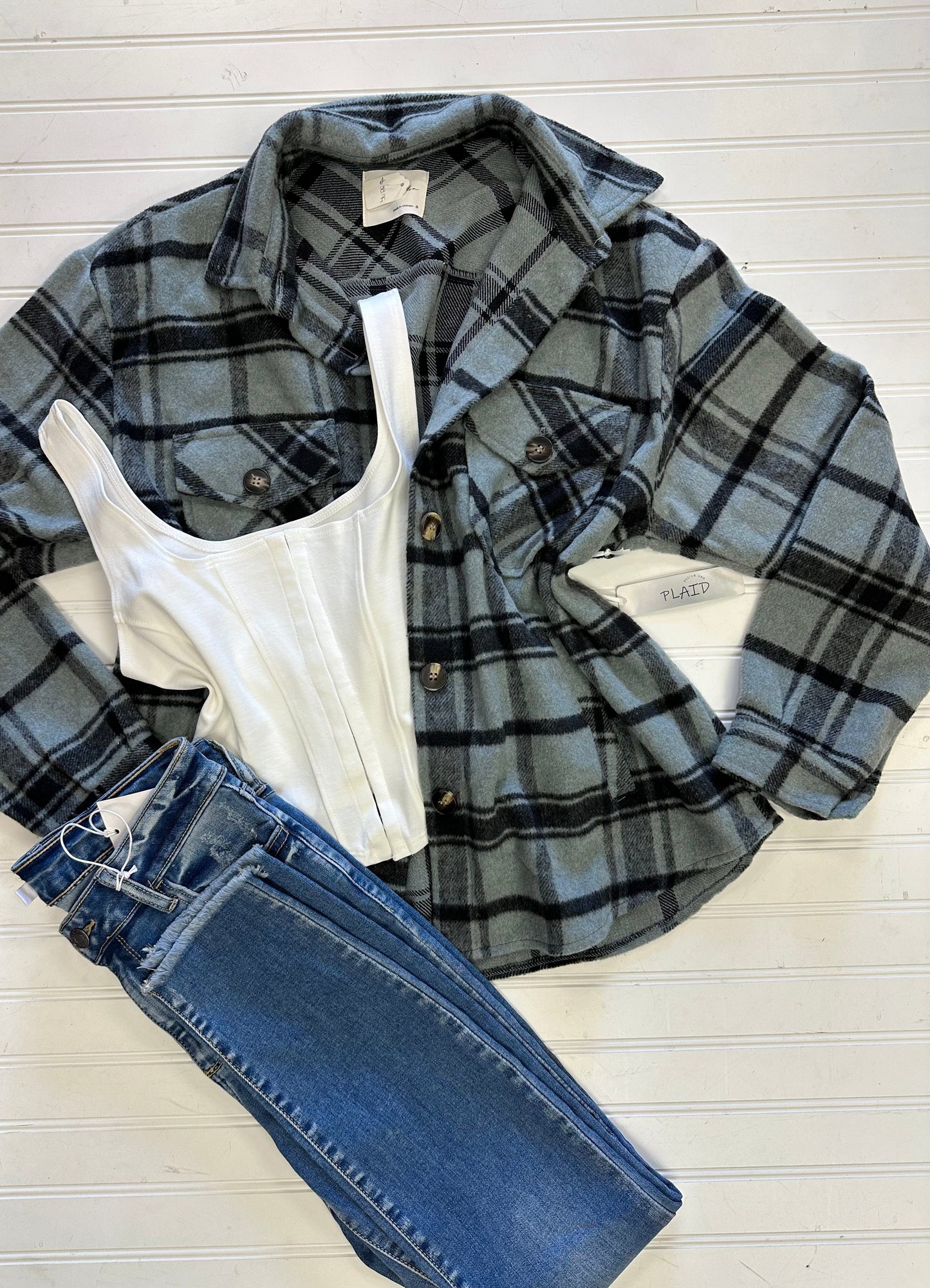 Blue and Black Flannel