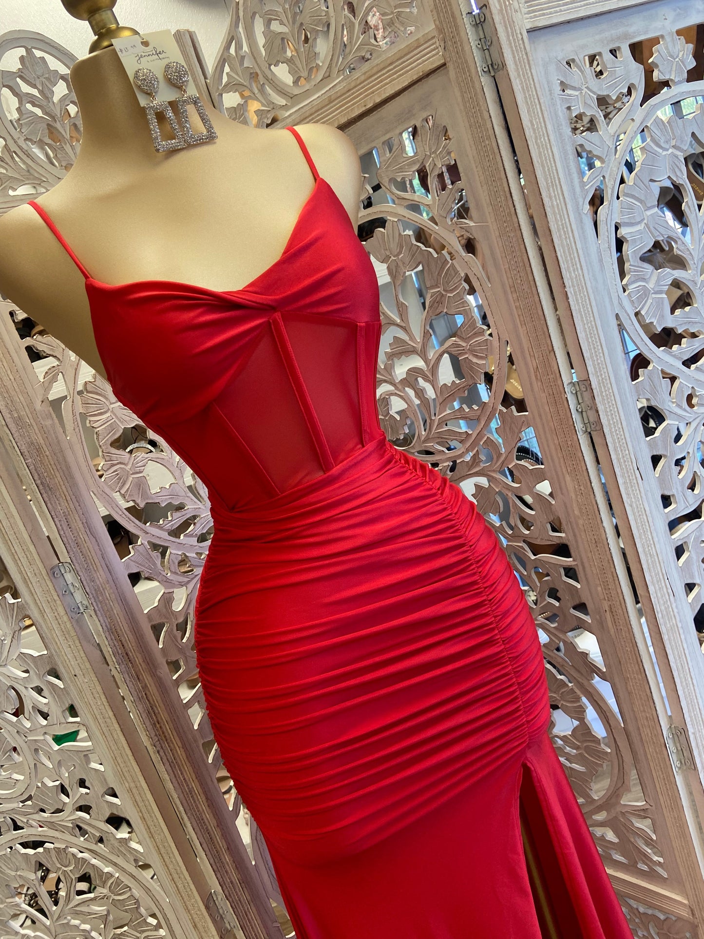 Cherry Mermaid Formal Dress