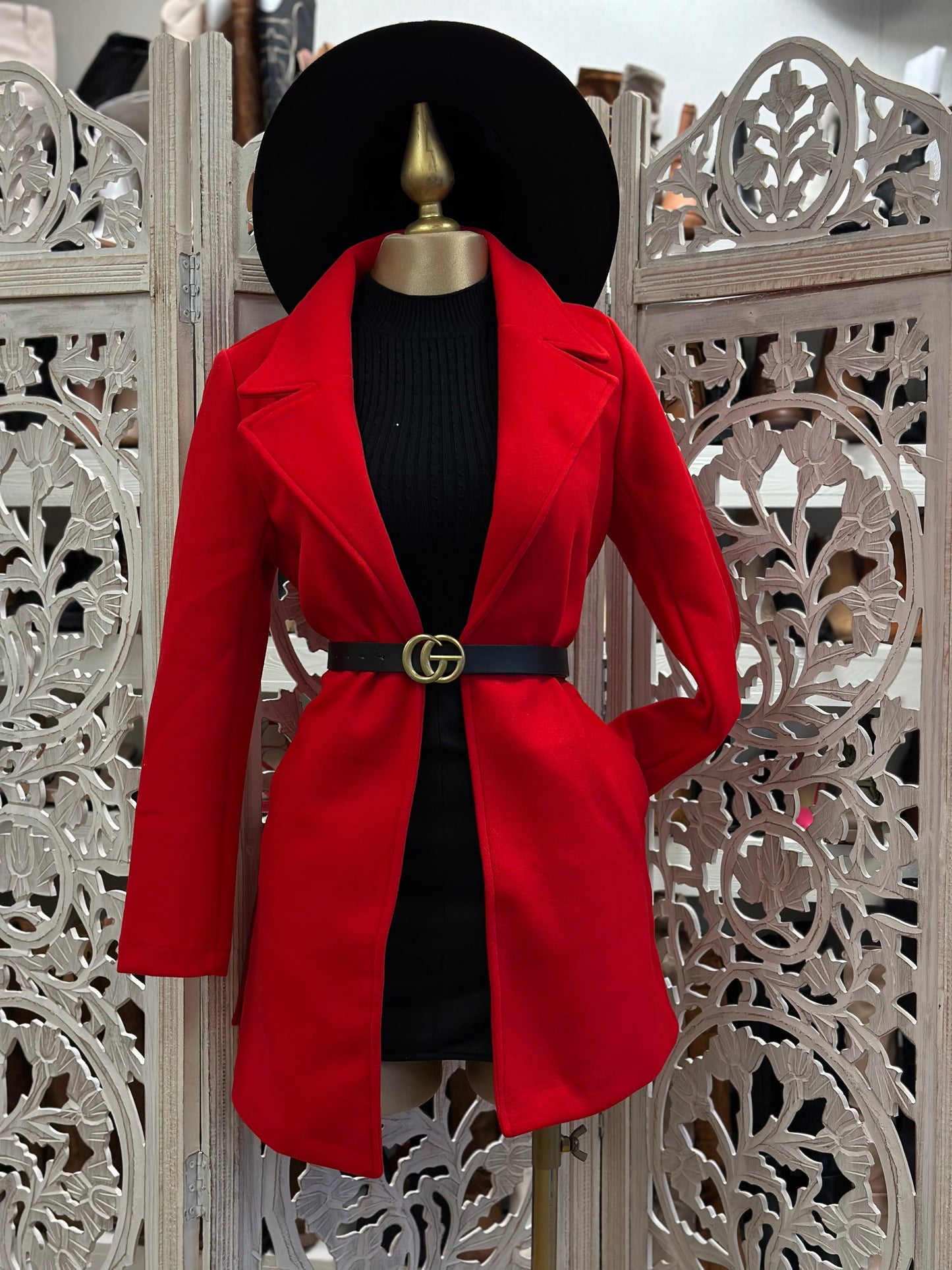 Bright Red Coat