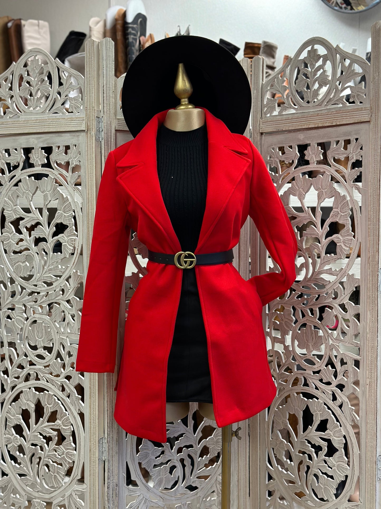 Bright Red Coat