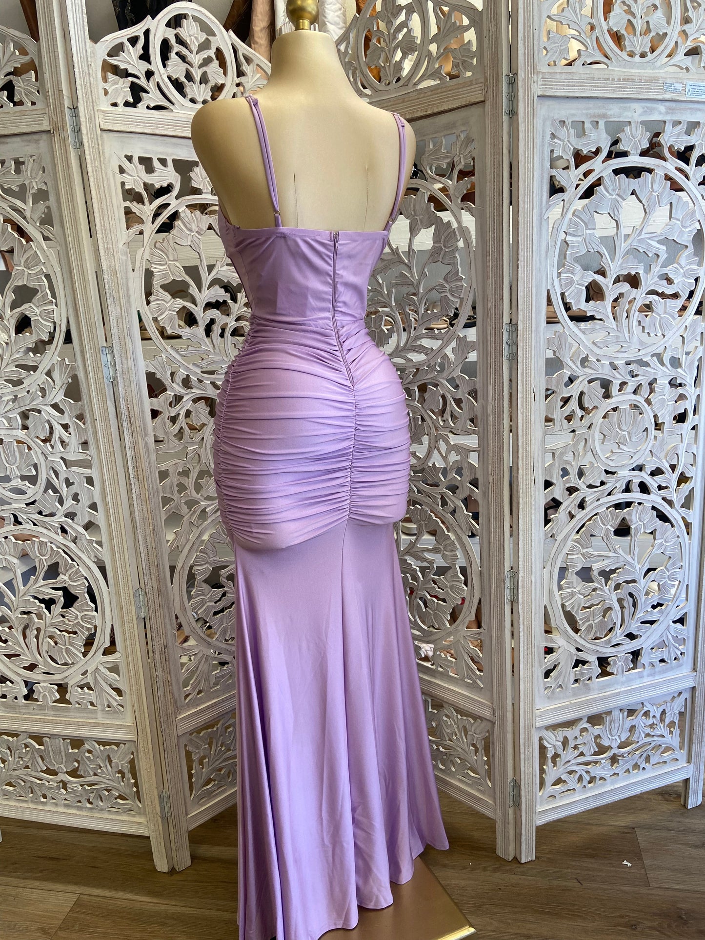 Lavender Mermaid Formal Dress