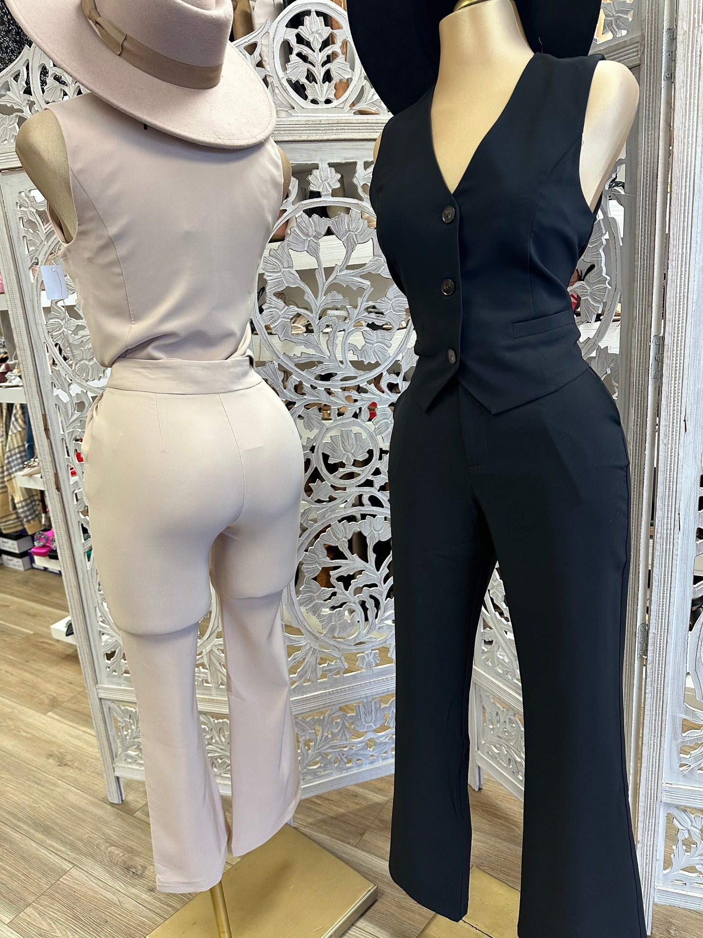 Vest and Trouser Set- Stretchy