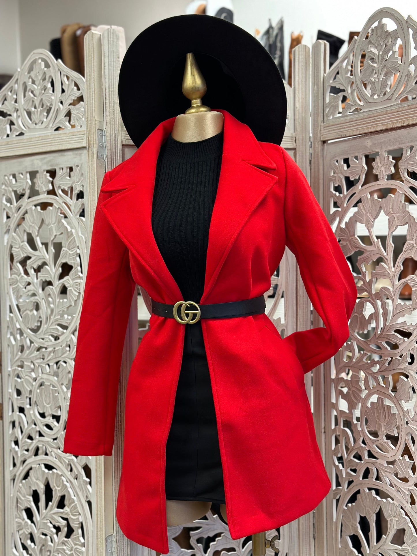 Bright Red Coat