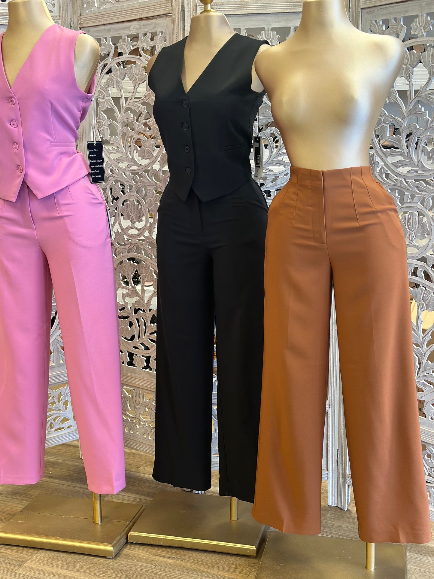 Vest and Trousers Set- Not Stretchy