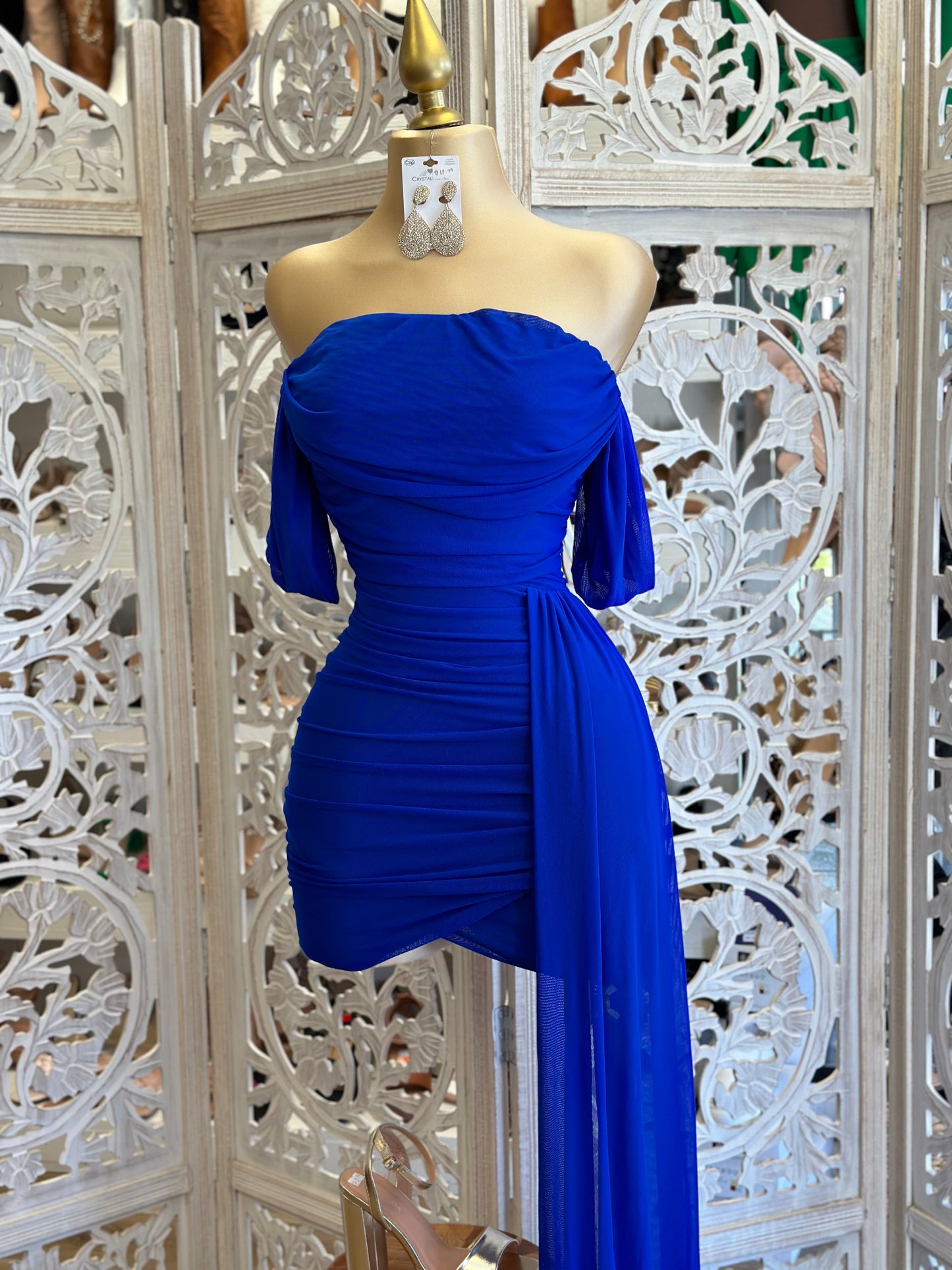 Royal Blue Tailed Dress