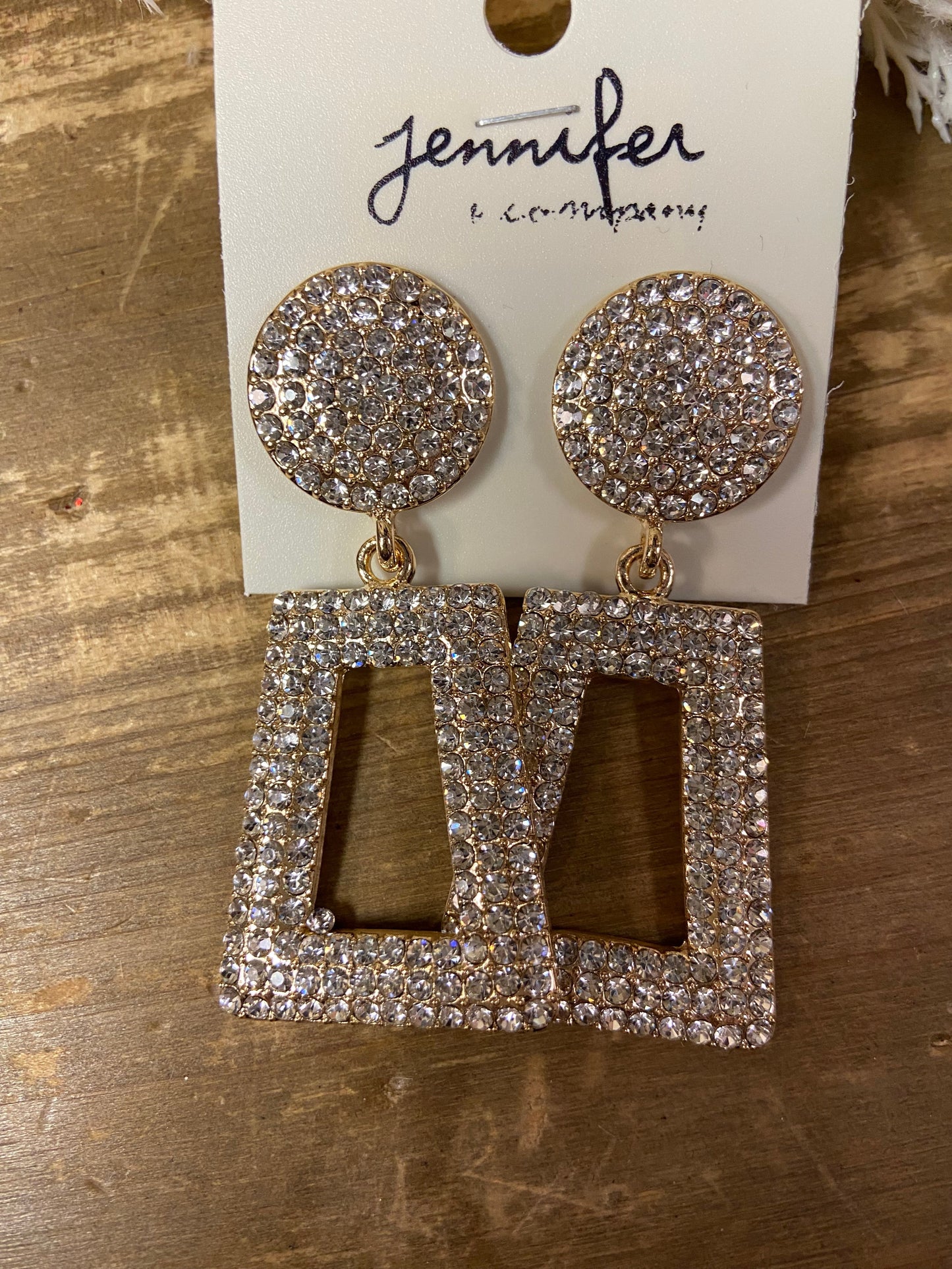 Glitter Drop Earrings