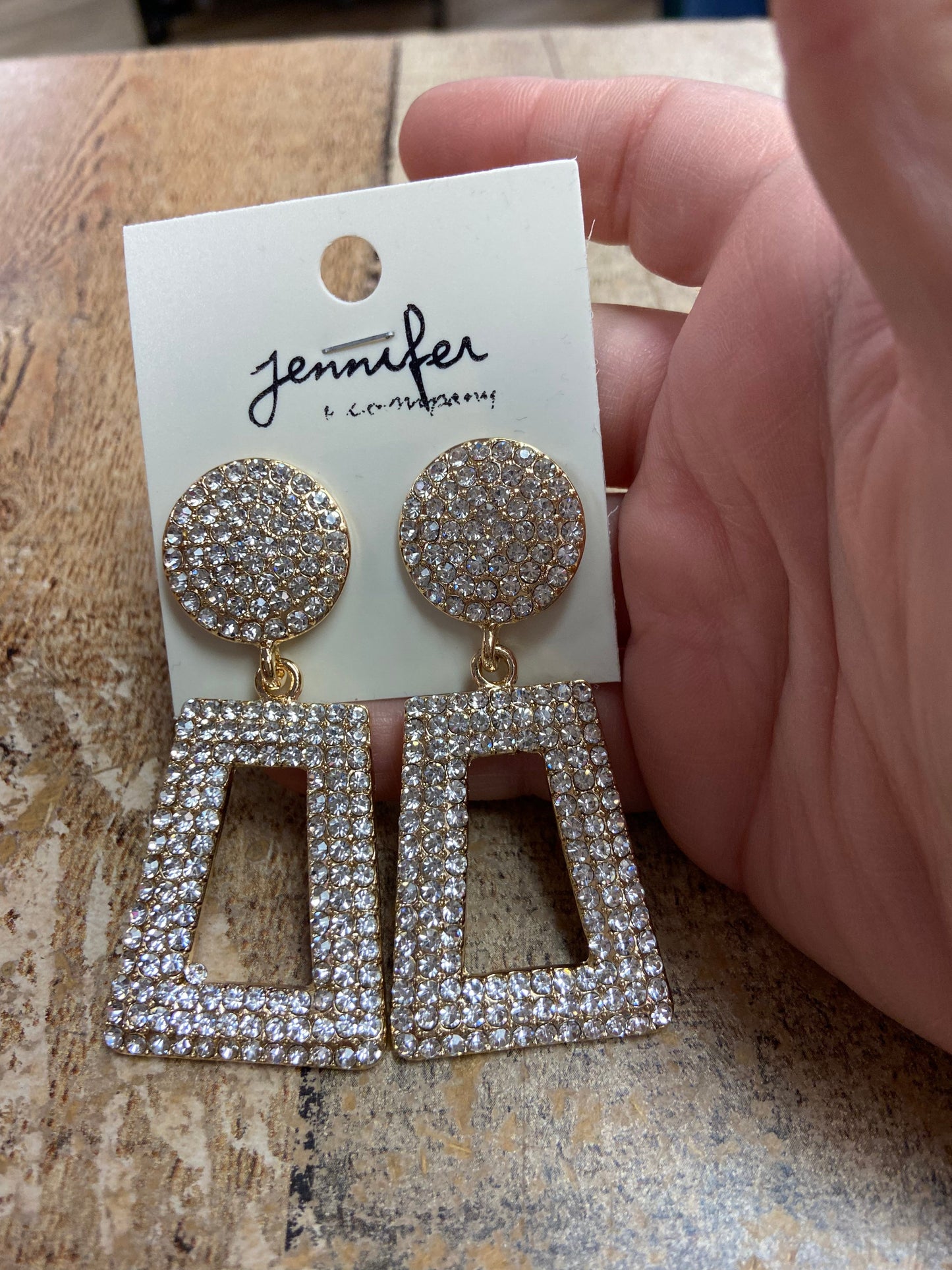 Glitter Drop Earrings