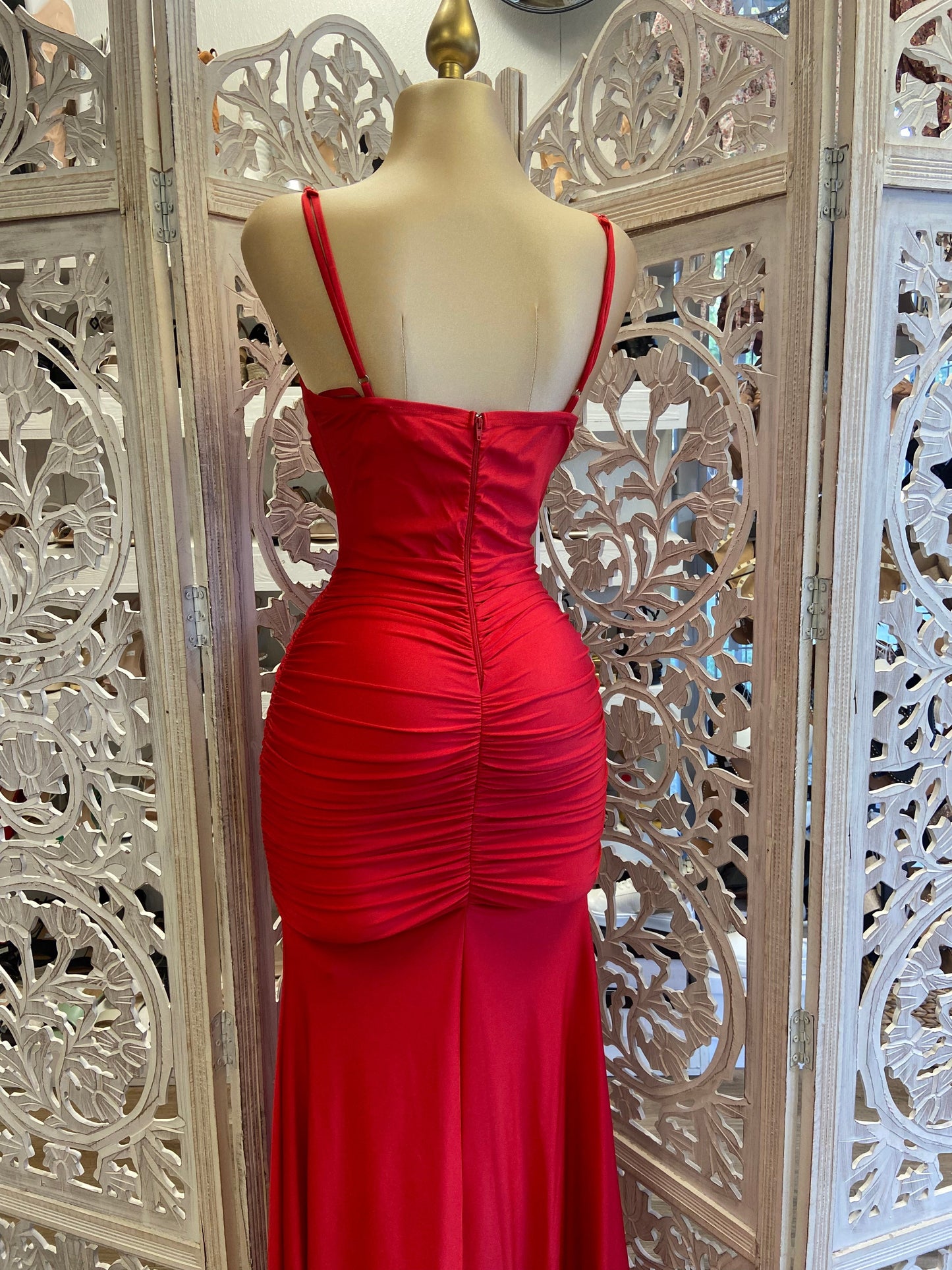 Cherry Mermaid Formal Dress