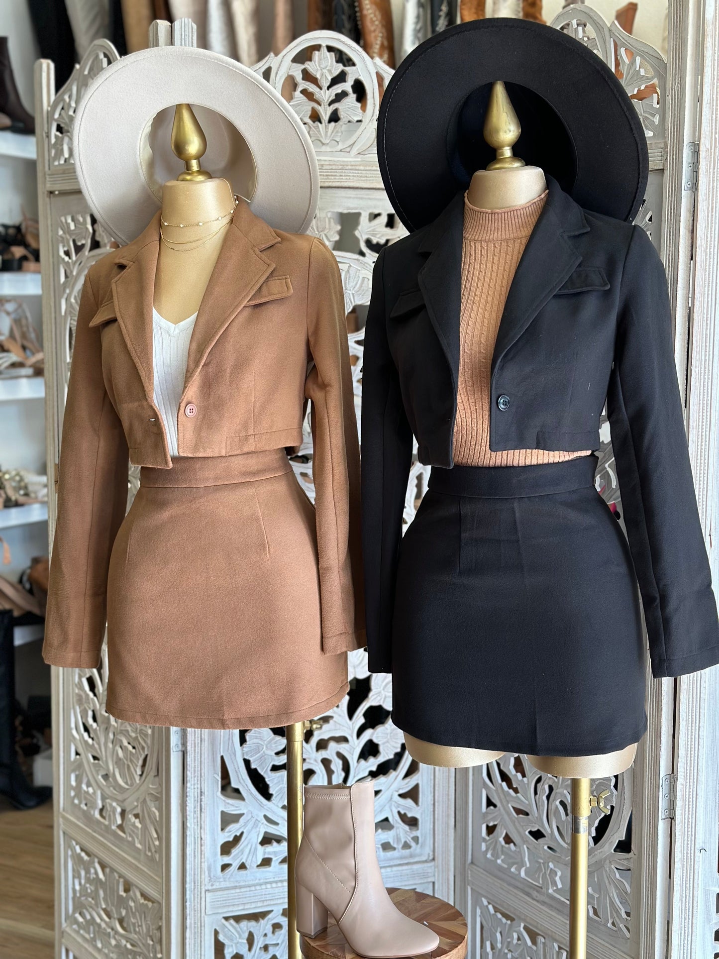 Blazer and Skirt Set