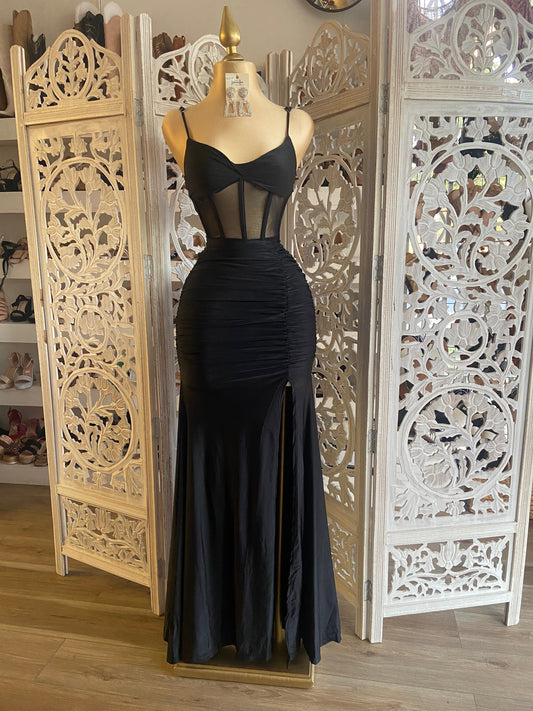 Black Mermaid Formal Dress