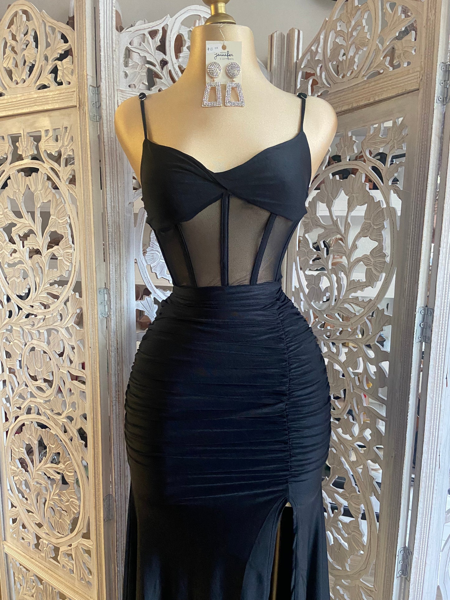 Black Mermaid Formal Dress