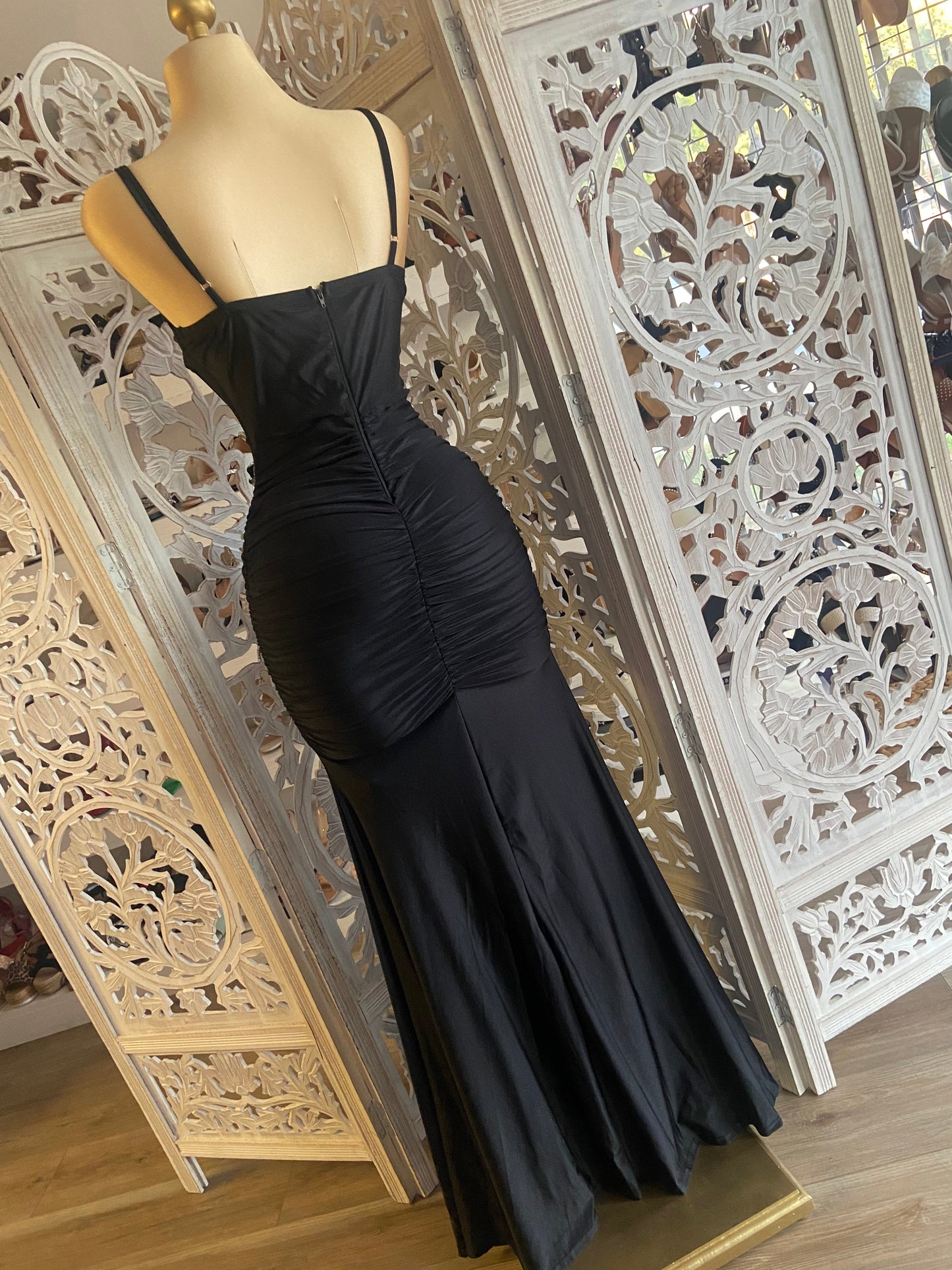 Black Mermaid Formal Dress