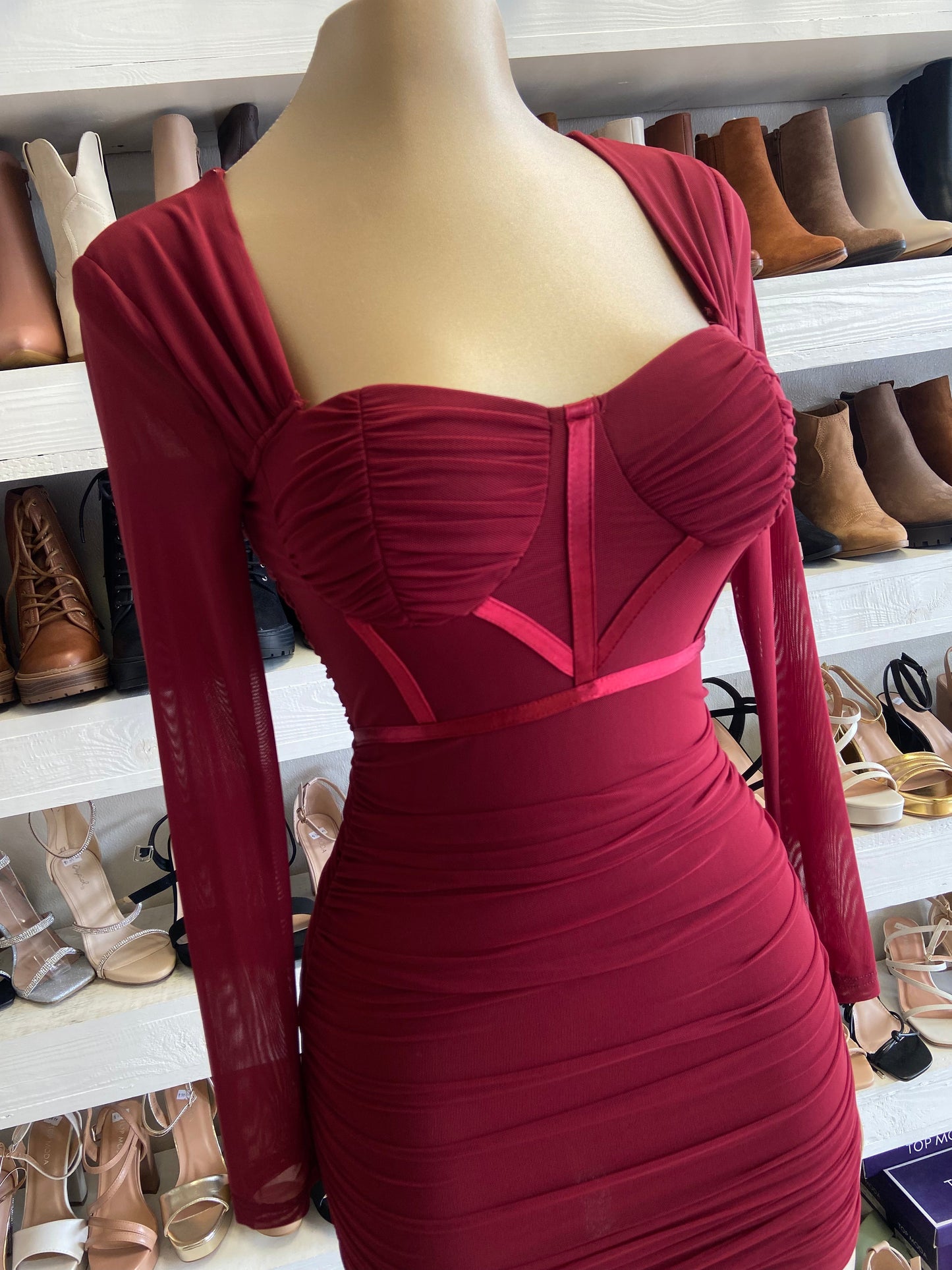 Satin Lined Mini Dress