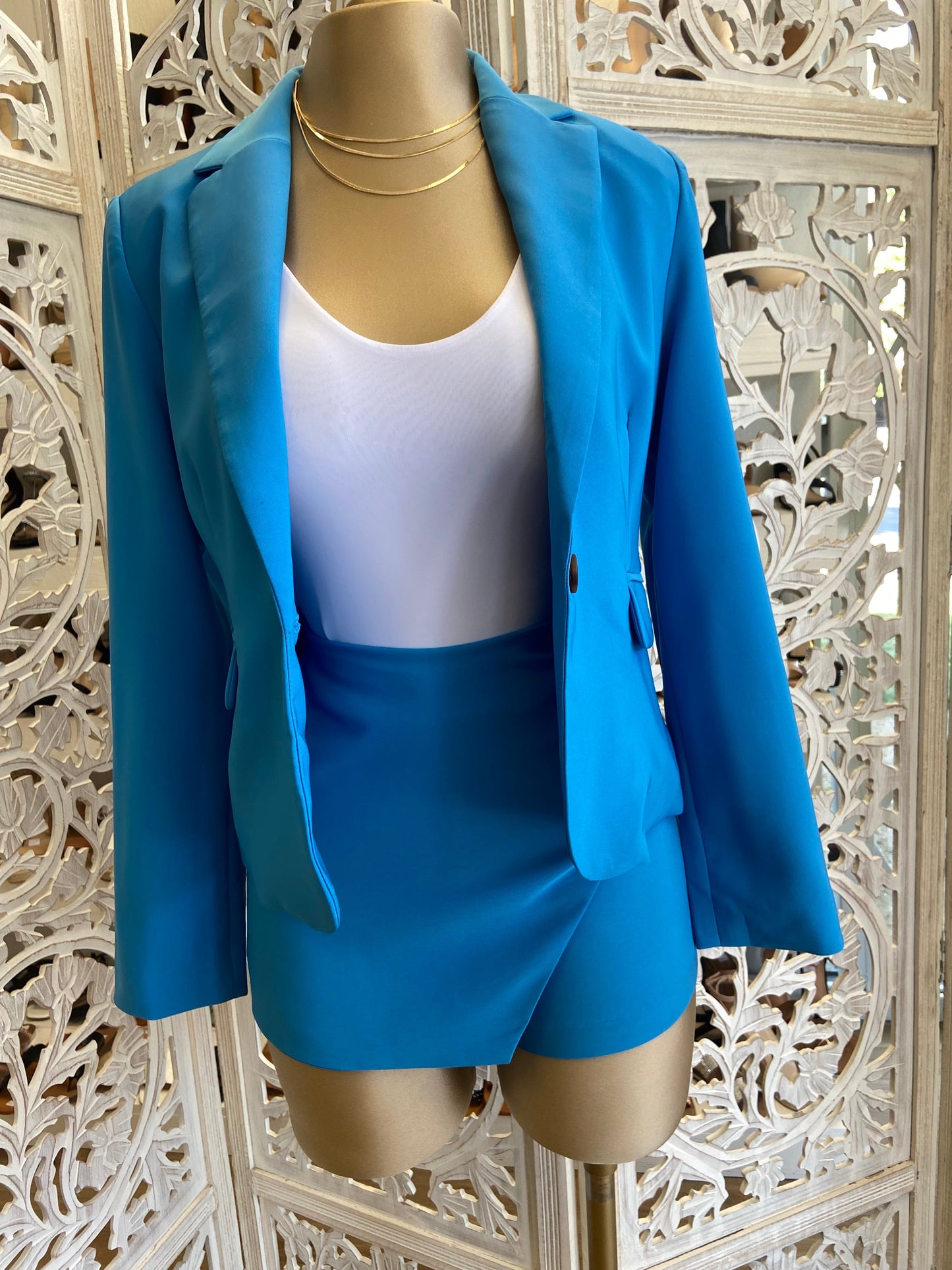 Blazer and Skort Set