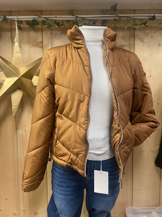 Camel Puffer Jacket