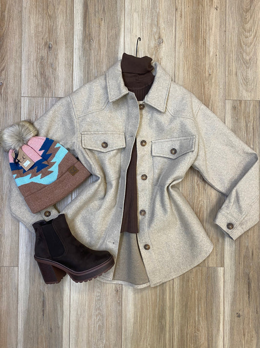 Heather Beige Jacket