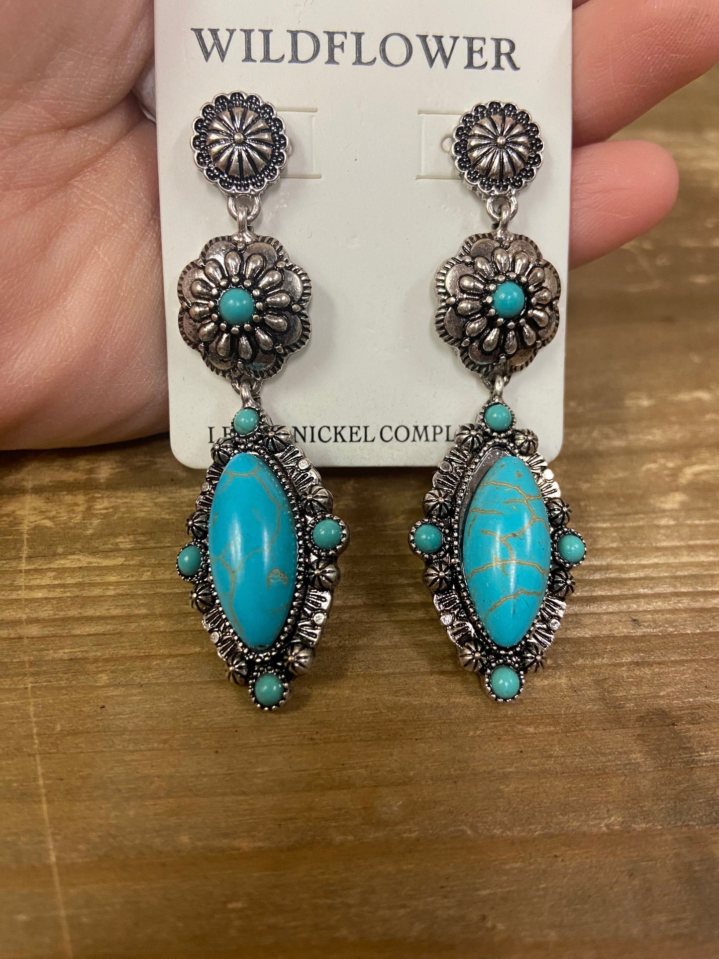 Turquoise Western Earings