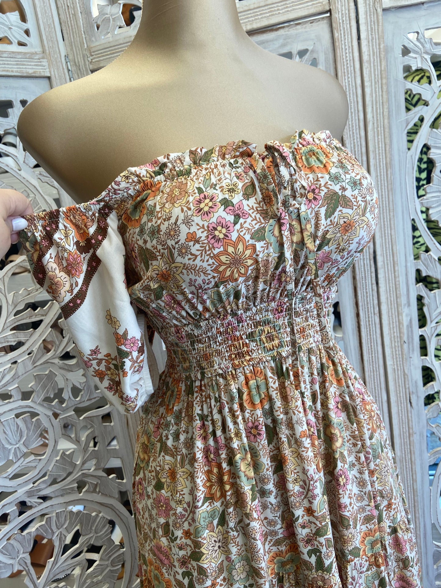 Boho Maxi Floral Dress