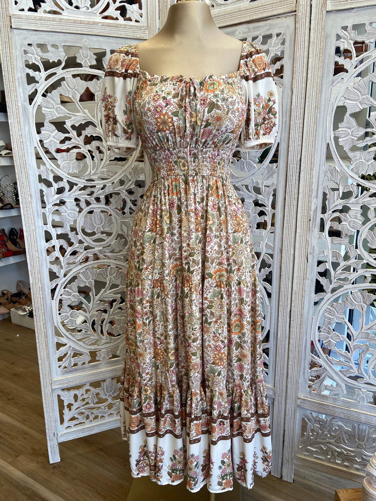 Boho Maxi Floral Dress