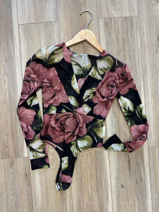 Floral Print Bodysuit