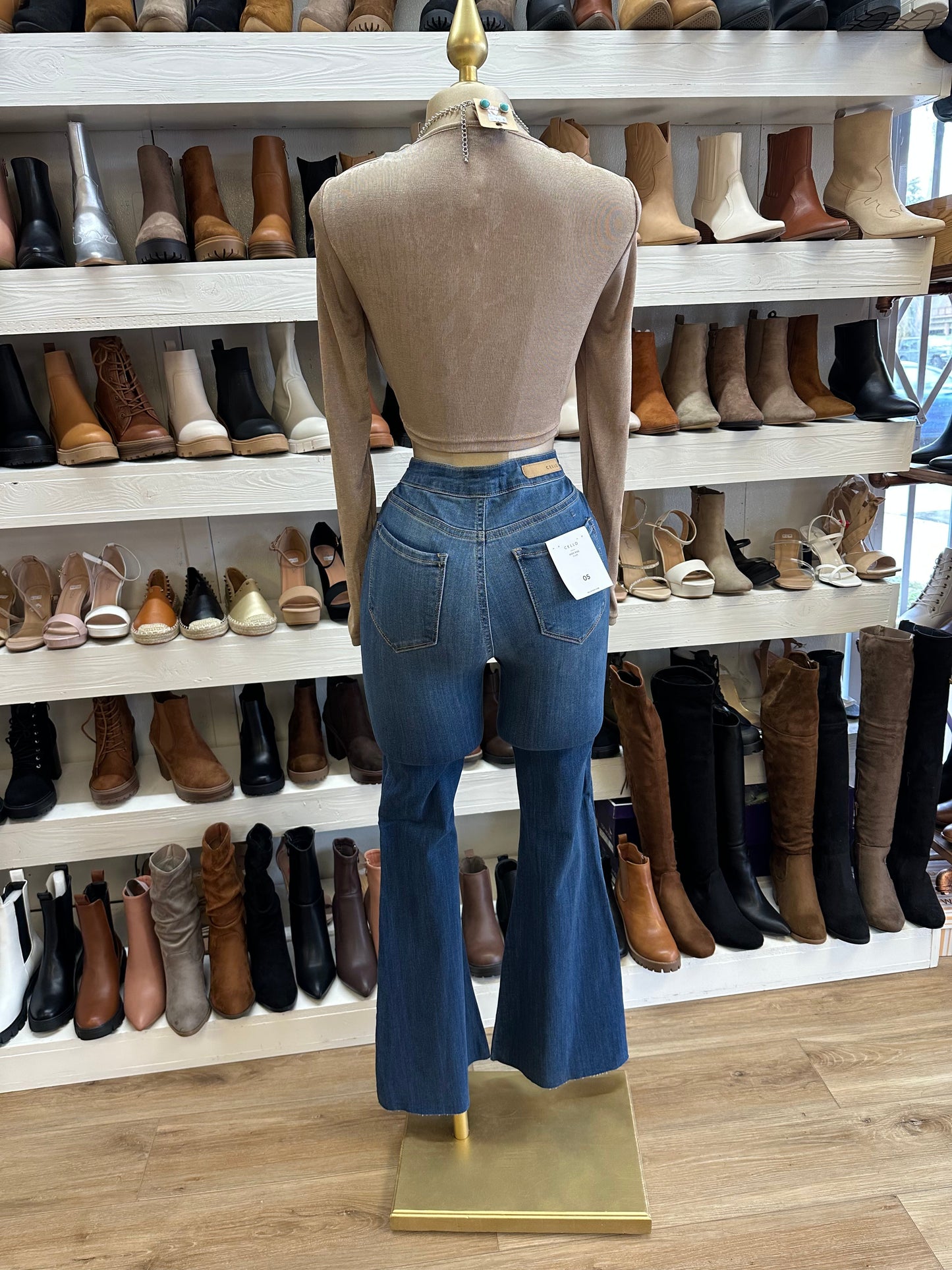 Fit and Flare Jeans