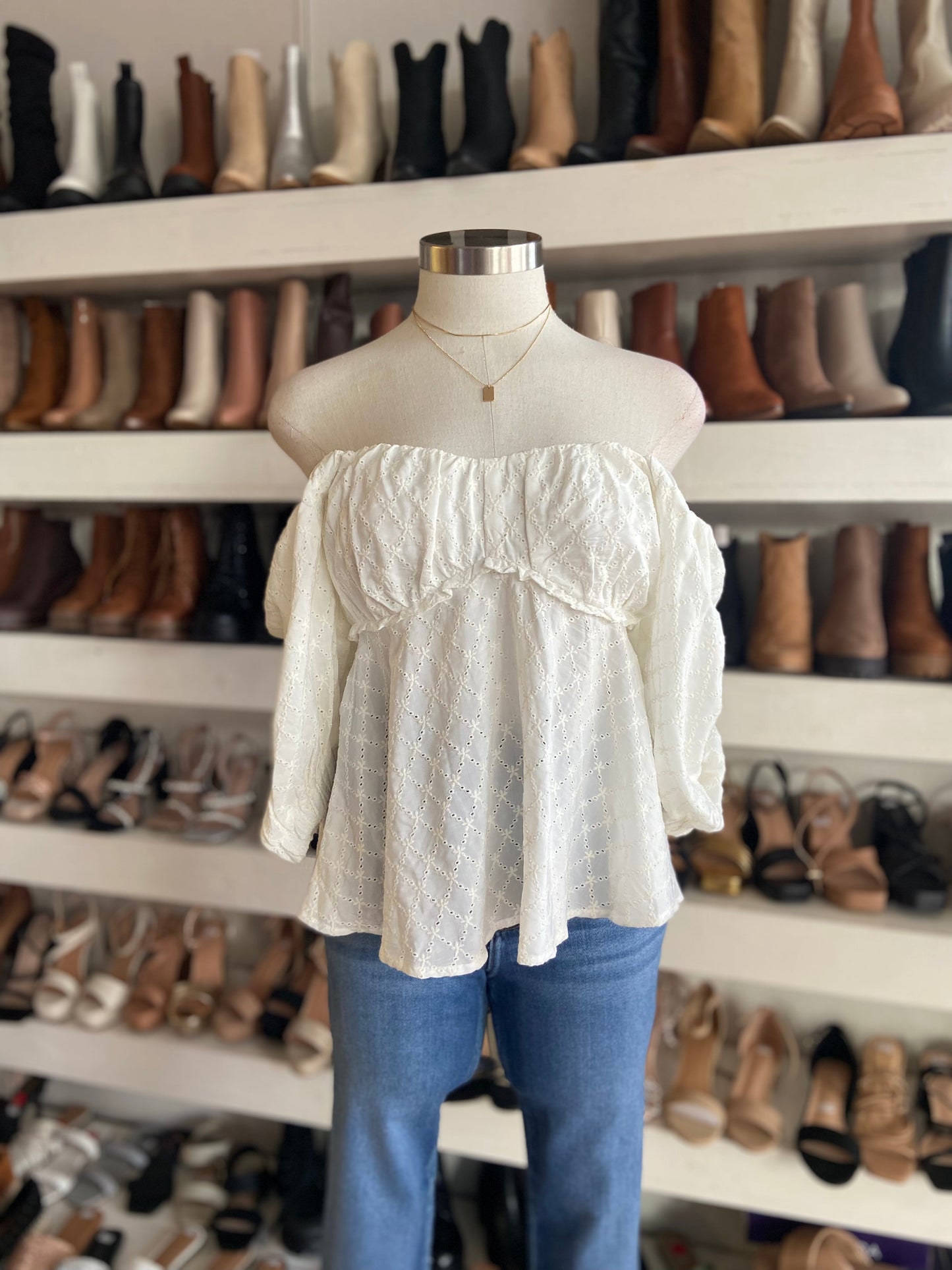 Eyelet Blouse