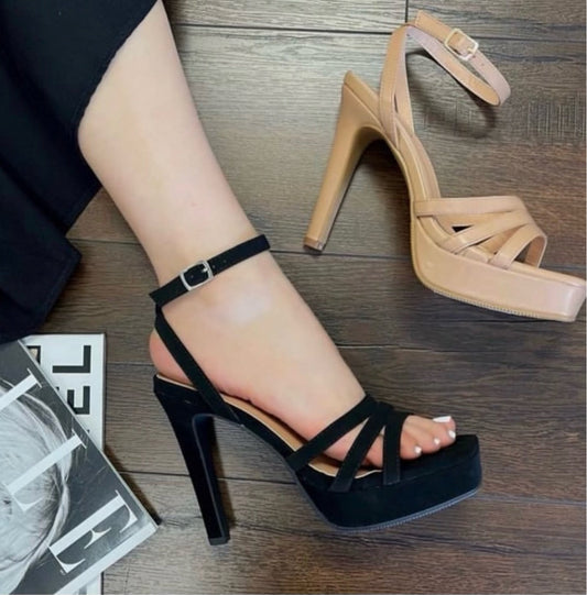 Strapped Heels