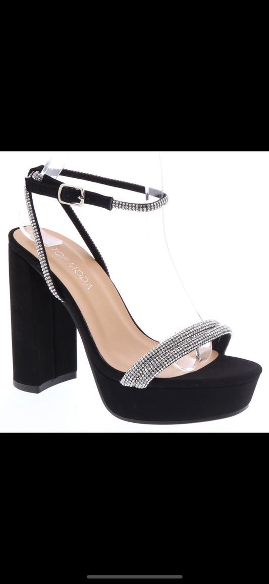 Rhinestone High Heels