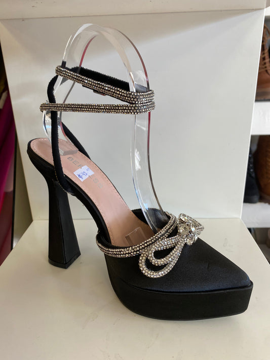 Platform Diamond Bow Heel